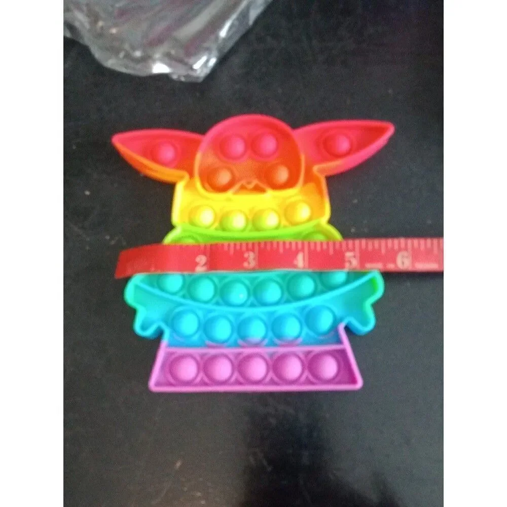 Fidget Toy Yoda Star Wars rainbow
